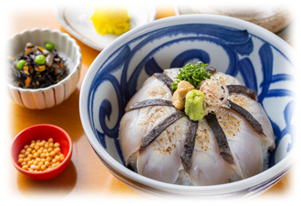 宿泊・レストラン　ウェルネスパーク五色 浜千鳥 鰆炙り丼